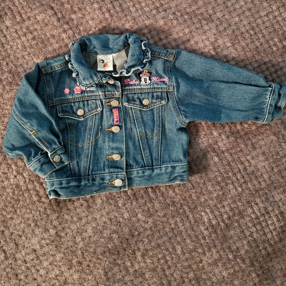 Mini Mouse baby jean jacket